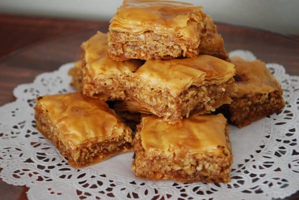 Honey Drizzled Walnut Baklava