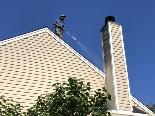 power washing