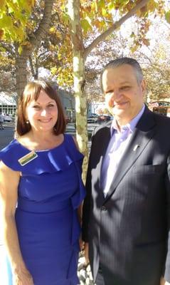 Me and President of the Brazilian Assn of Realtors during their Silicon Valley tour, Nov. 2013!