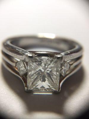 Princess Cut Diamond in Peter Storm Mounting