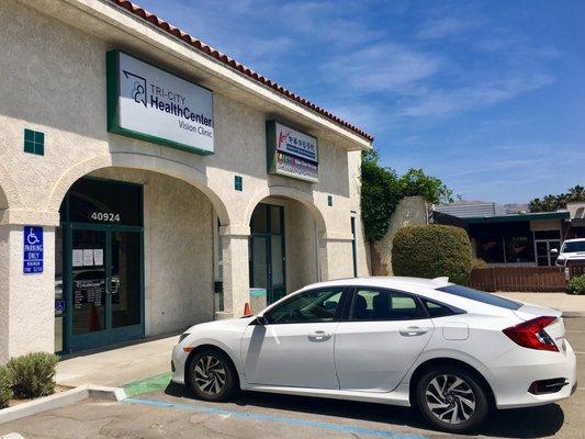 Vision Clinic entrance.