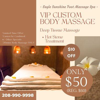 Eagle Sunshine Foot Massage Spa
 20 N Fisher Park Way Suite 120, Eagle, ID 83616
 Call us at 208-990-9998