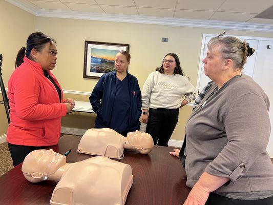 We Offer Group and Individual CPR training