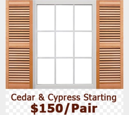 Outdoor shutters