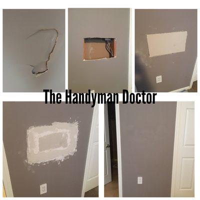 Drywall repair and paint