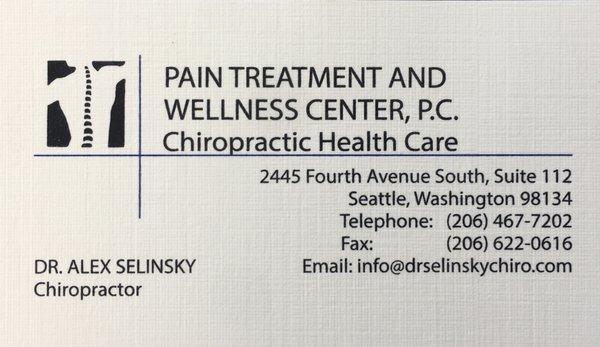 Pain Treatment & Wellness Center