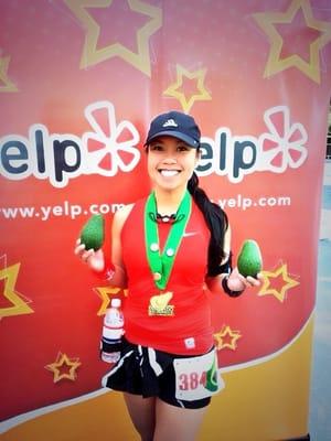 O hai, it's Maria C!!! 1st in division and 25th overall. 25:44  Team Yelp represent!!!