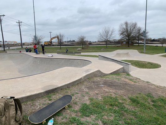 The skate park