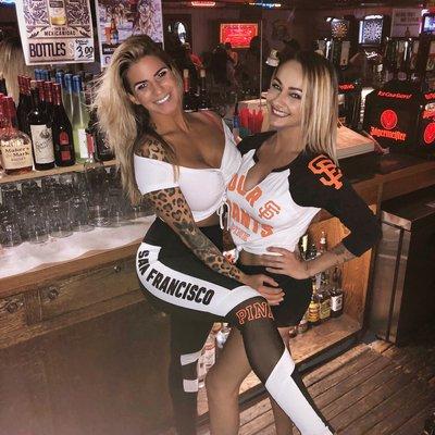 Our day time bartender Krystal and her sister (our Friday night and Saturday night bartender) Kayla