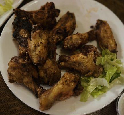 Texas Pete dry rub wings