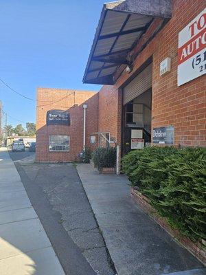 Exterior of Auto Shop