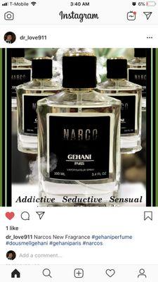 Narco new perfume by Gehani Perfumes 
 Exclusive available at Star Perfume