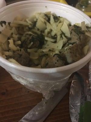 Wedding soup with no liquid