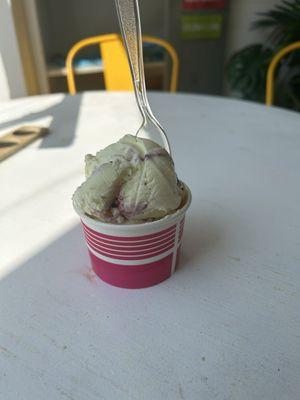 Blueberry Lemon Ice Cream