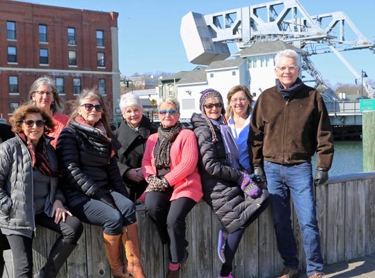 Staff by the Bascule Bridge in Mystic