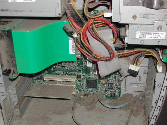 Dust... creating heat & shortening the life of your PC hardware.