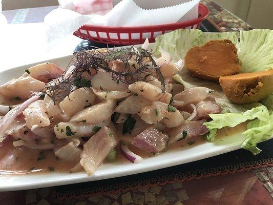 Ceviche de pescado!