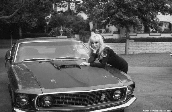 Barbara Eden stopped by and had me look at her Mustang. She said she was hearing a wind noise while she was driving. It was a loose seal.