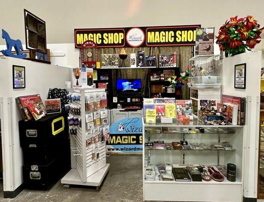 Wizard Magic Shop is in booth #26 inside Mall of Peddlers