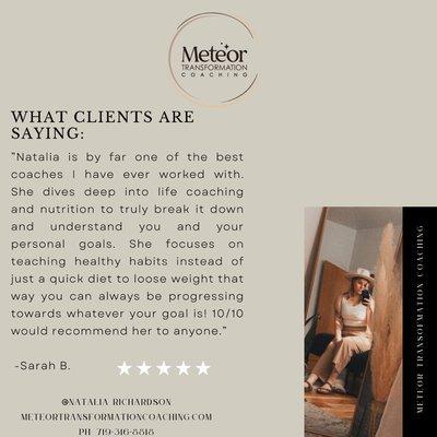 Testimonial Tuesday!