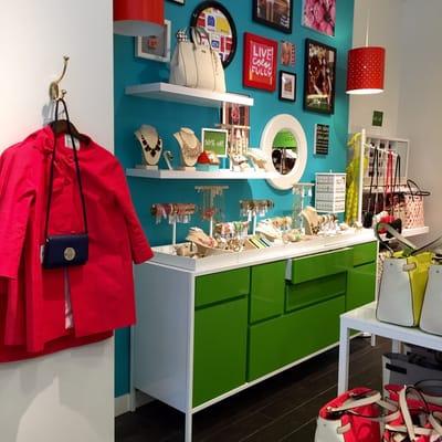 Beautiful color in the Kate Spade store!