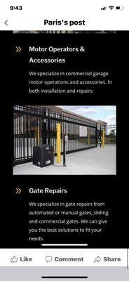 Slide gate operators