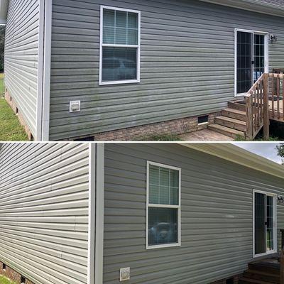 Before & After House Wash