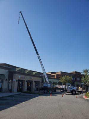 One of crainco 30 ton truck cranes