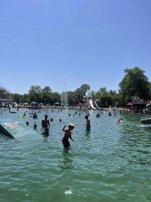 Water slides and diving boards