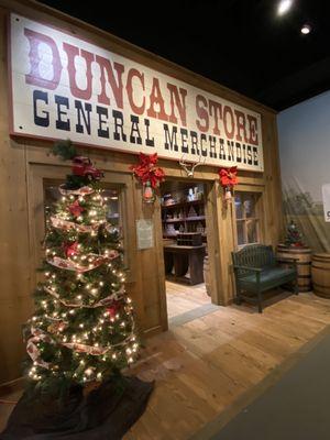 The Chisolm Trail Heritage Center Beautifully Decorated for the Holidays