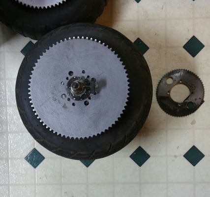 Oh turns out I CAN post a pic.  Original sprocket on right. On the left is Four K Machine Shops idea of a good job. Beware.