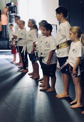 Saturday's Jr. MMA Class for 5-11 year olds. Stuart Florida's #1 Martial Arts School