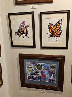 Original art by resident artists Christine Skelly and Joe Skelly at Art Central Gallery in Hampton, Virginia.