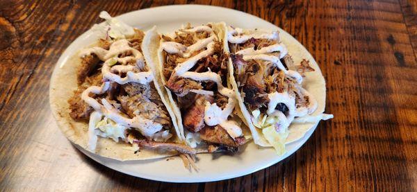 Pulled pork tacos