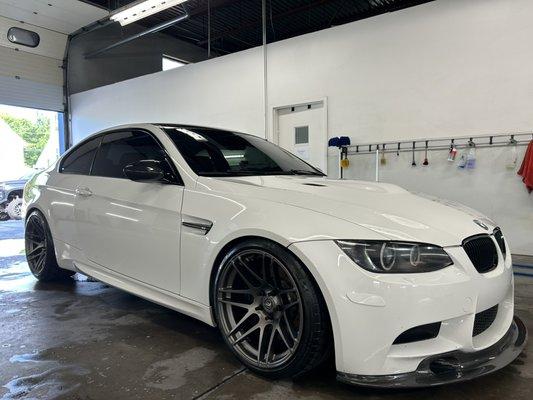 Exterior detail for this M3. Hand wash, clayed and sealed!