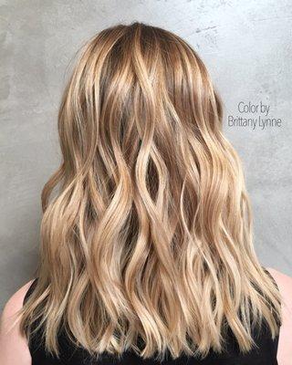 Balayage blonde