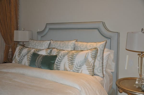 Headboard and Pillows