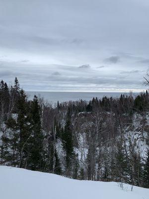 View of Lake Superior from Onion River