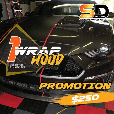 Promotion Wrap Hood  $250