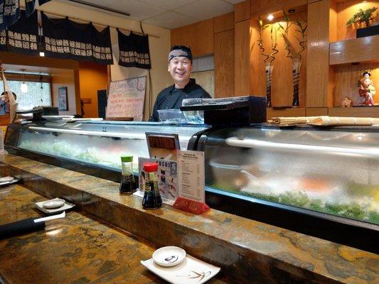 Sushi chefs are engaging and fun!