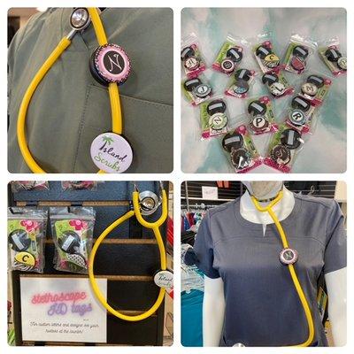 Custom made badge reels and stethoscope ID tags exclusively made for us!