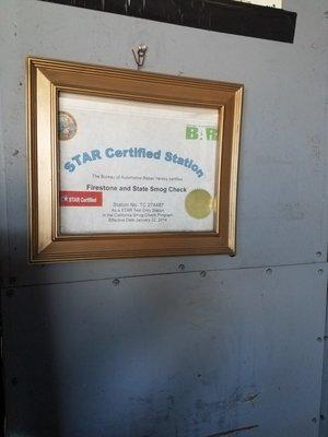 We are *Star Certified*