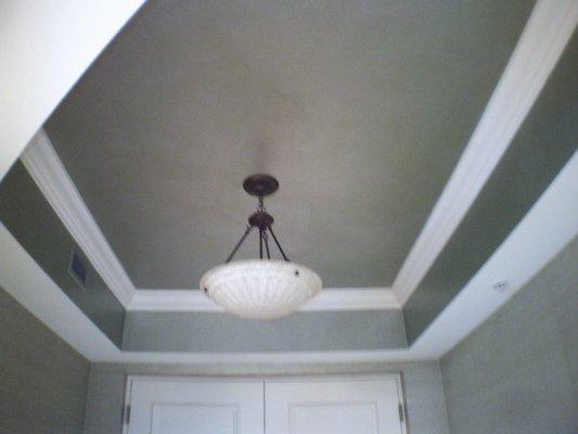 Custom Ceiling with Crown Molding