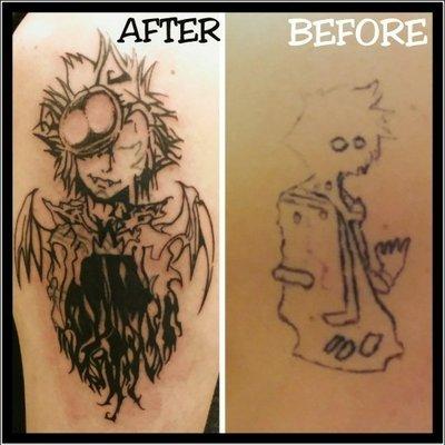 Cover up tattoo