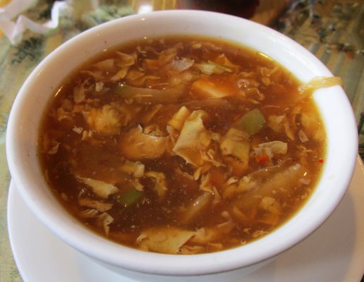 Hot & Sour soup, at China Town in Whiting, NJ.