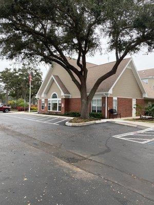 Main entrance and front desk building