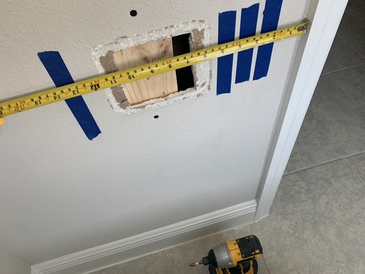 Drywall repairs