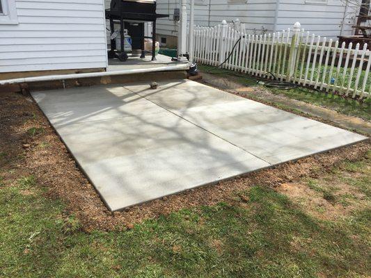 New Concrete Patio