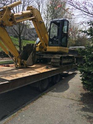 Hauling tractor to Oregon!  CDL license required for heavy machinery.