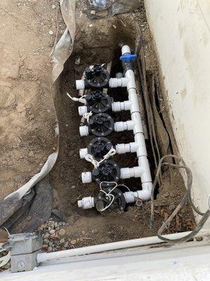 Irrigation installation